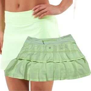 Lululemon Run: Pace Setter Skirt Petit Dot Faded Zap / Faded Zap Size 4